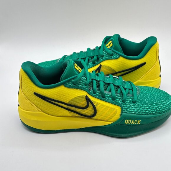 Women's Nike Sabrina 1 'Oregon Ducks' FQ3381-300 Size 6.5 - Picture 9 of 12